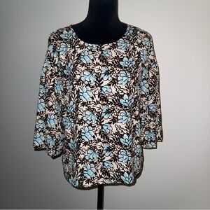 Elizabeth and James Floral Women's Top Medium